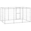 Outdoor Dog Kennel Galvanized Steel 78.1 ft²