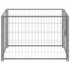 Dog Kennel Silver 39.4"x39.4"x27.6" Steel