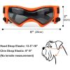 Dog Goggles Small Breed; Easy Wear Small Dog Sunglasses; Adjustable UV Protection Puppy Sunglasses for Small to Medium Dog